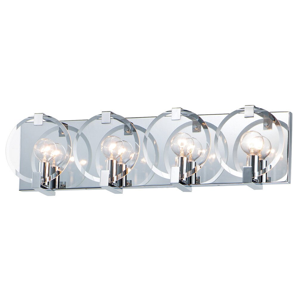 Maxim Lighting 4-Light Wall Sconce in Polished Chrome