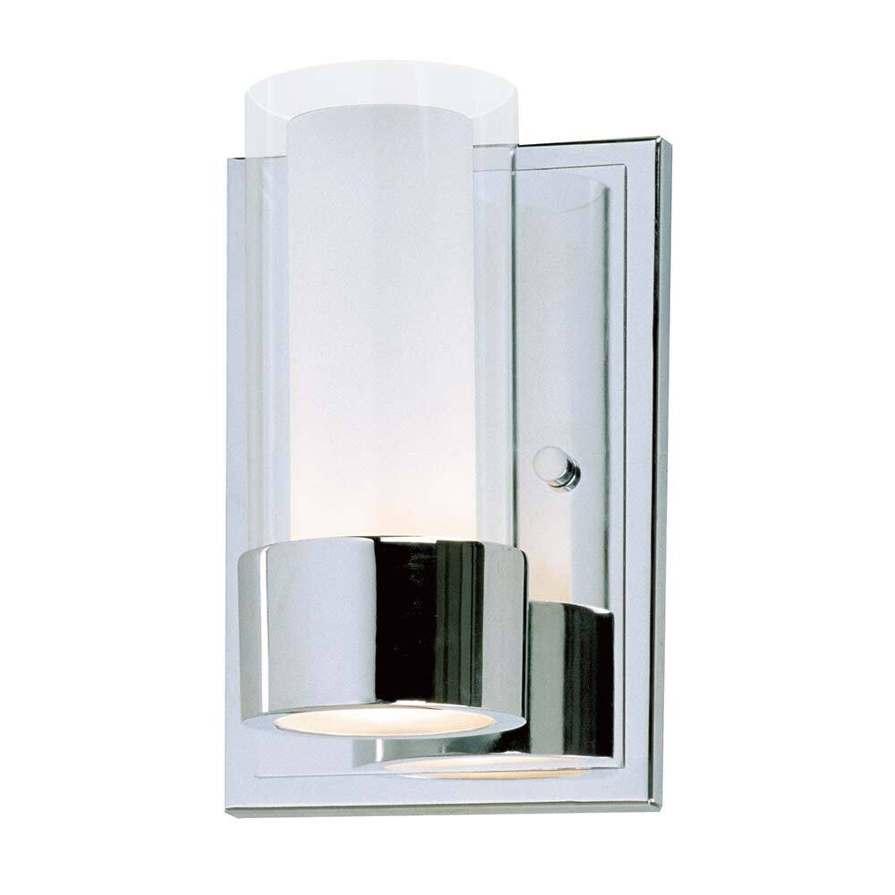 Maxim Lighting 1-Light Wall Sconce With LED Bulb in Polished Chrome