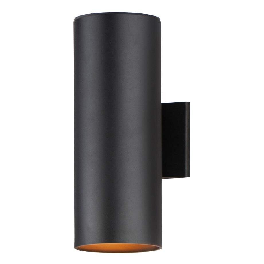Maxim Lighting 2-Light 6"W x 15"H Outdoor Wall Sconce in Black
