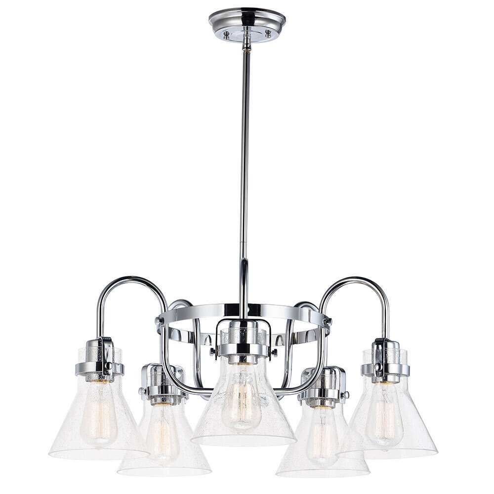 Maxim Lighting 5-Light Chandelier With Bulbs in Polished Chrome