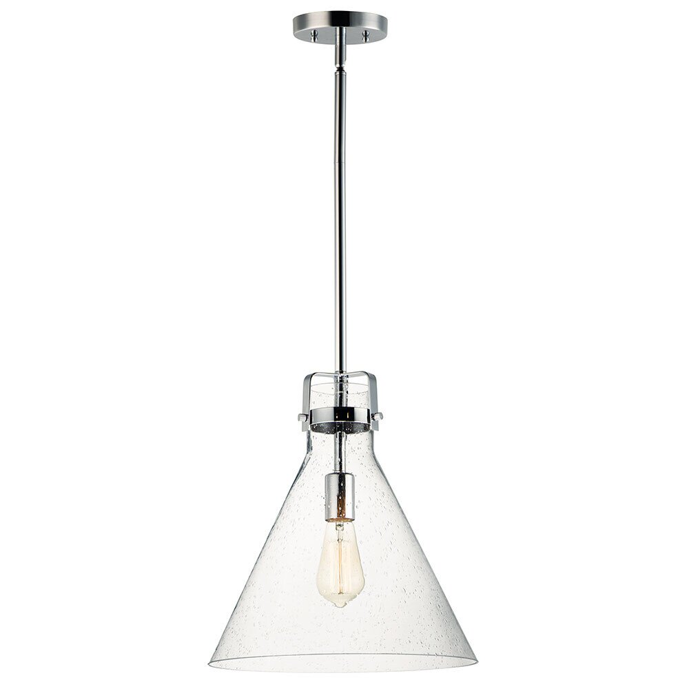 Maxim Lighting 1-Light Pendant with Bulb in Polished Chrome