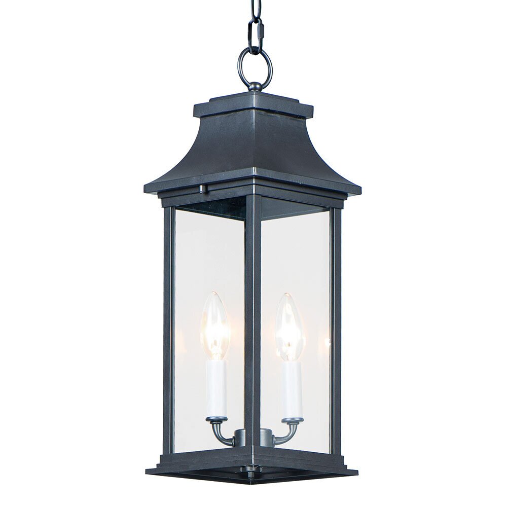 Maxim Lighting 2-Light Outdoor Hanging Lantern in Black