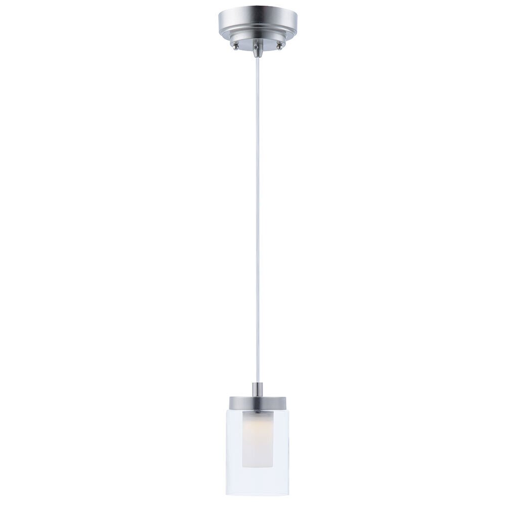 Maxim Lighting 1-Light LED Mini Pendant in Satin Nickel