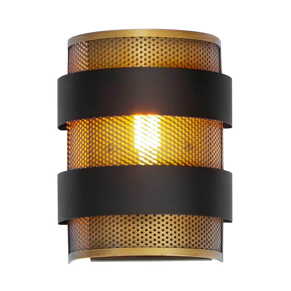 Maxim Lighting 1-Light Wall Sconce in Oil Rubbed Bronze And Antique Brass