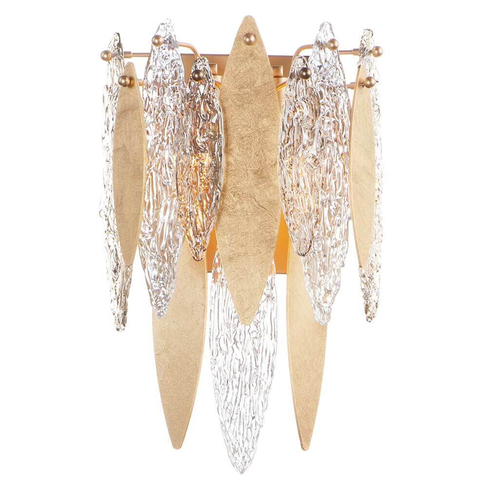Maxim Lighting 3-Light Wall Sconce in Gold Leaf