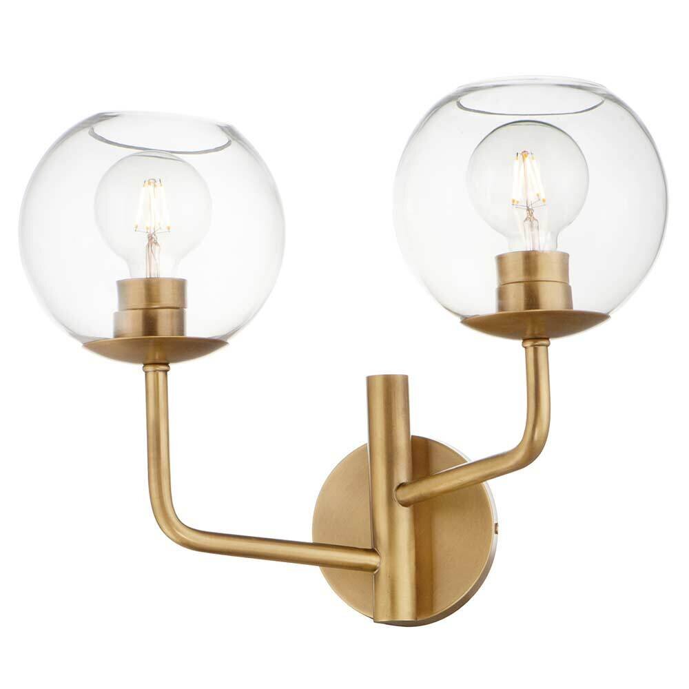 Maxim Lighting 2-Light Wall Sconce in Natural Aged Brass