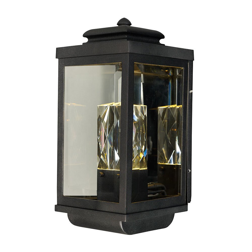 Maxim Lighting 2-Light LED Outdoor Wall Sconce in Galaxy Black