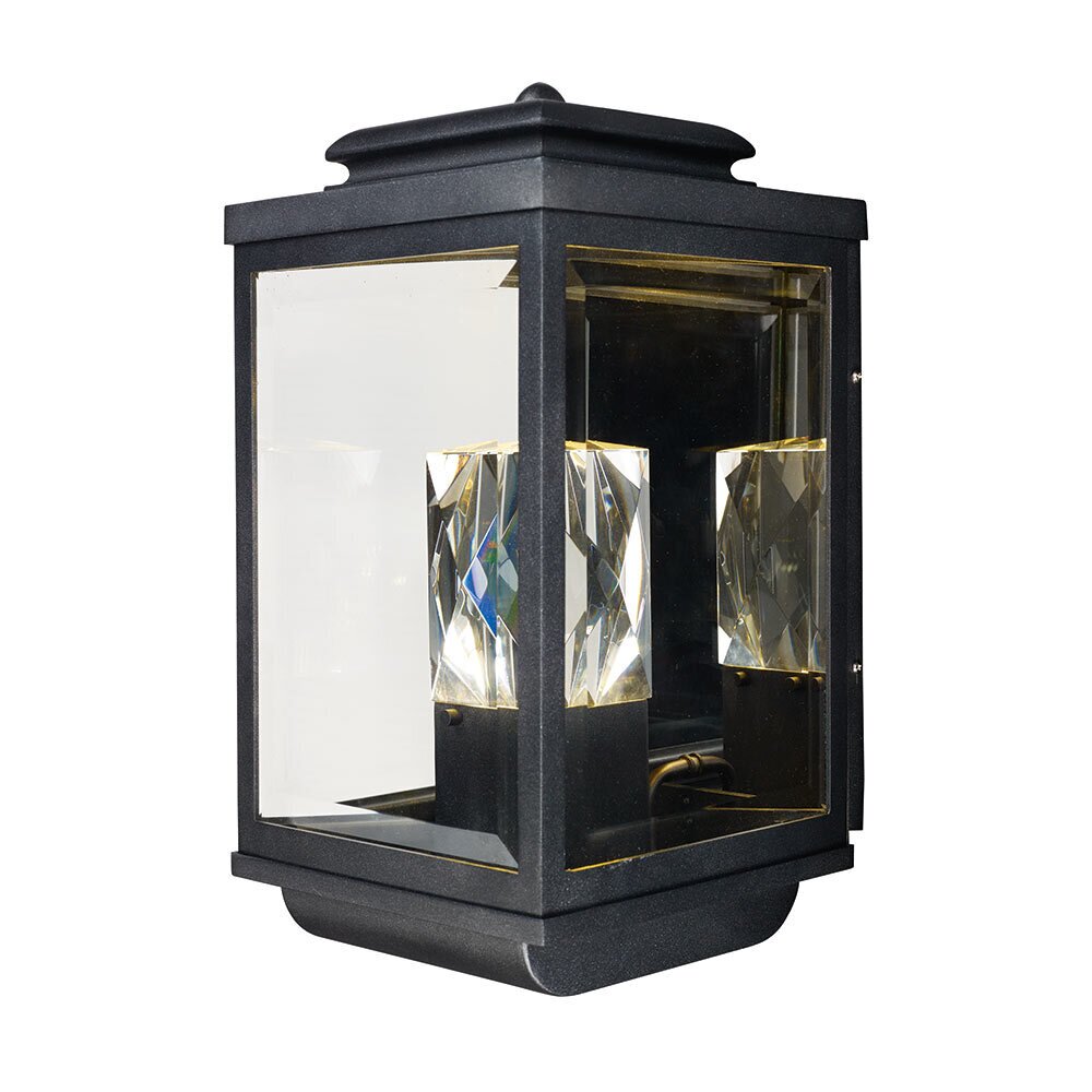 Maxim Lighting 2-Light LED Outdoor Wall Sconce in Galaxy Black
