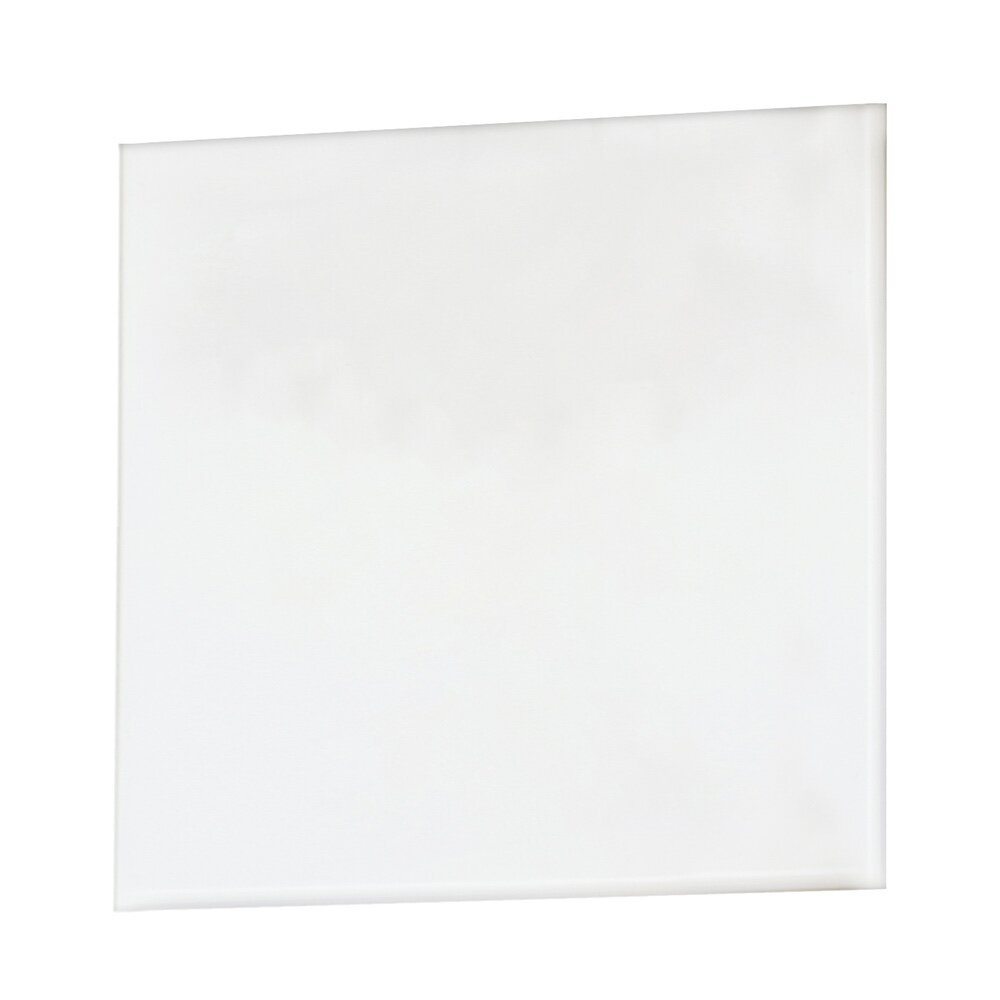 Maxim Lighting 4" Square Blank Tile  in White