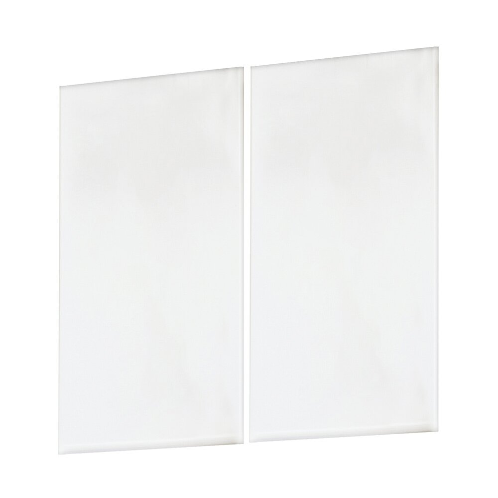 Maxim Lighting HALF BLANK - 4" Square Tile (SET OF TWO) in White