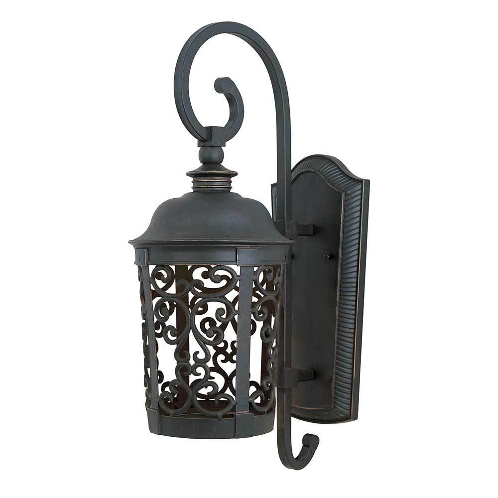 Maxim Lighting 1-Light Outdoor Wall Lantern in Bronze