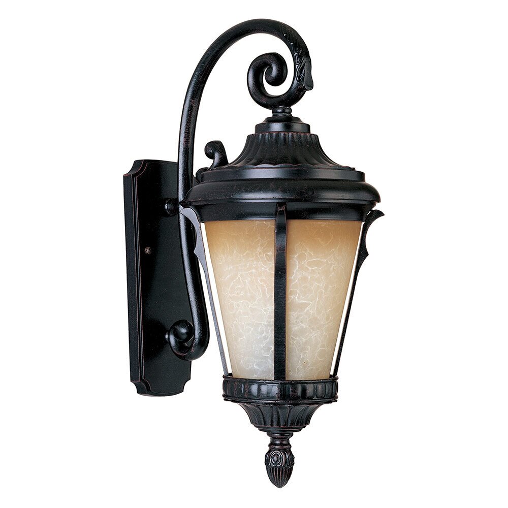Maxim Lighting 1-Light Outdoor Wall Lantern in Espresso