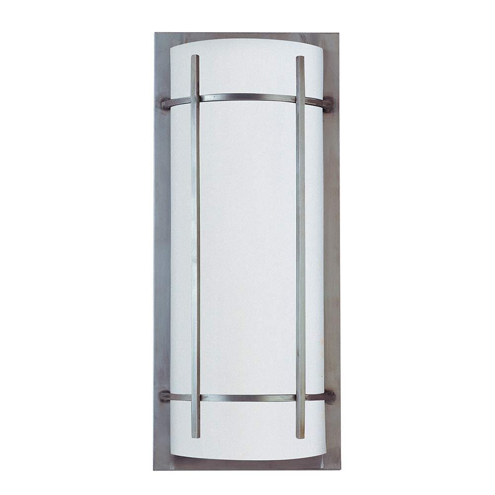 Maxim Lighting 2-Light LED Outdoor Wall Sconce in Brushed Metal