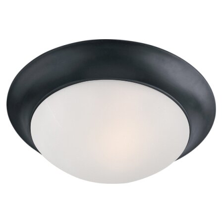 Maxim Lighting Essentials 3-Light Flush Mount in Black