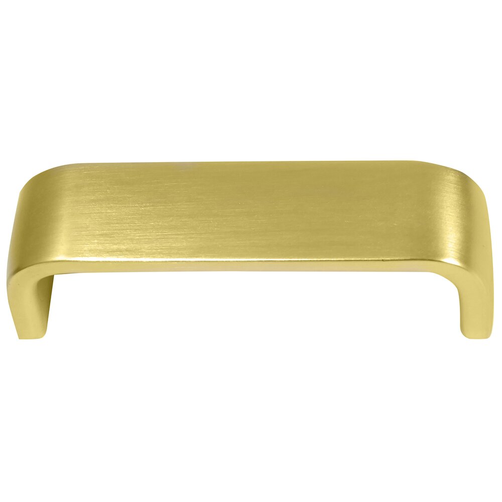 MNG Hardware 96mm Centers Pull in Matte Brushed Brass