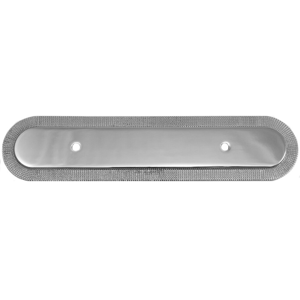MNG Hardware 3" Centers Guerlain Backplate in Polished Nickel