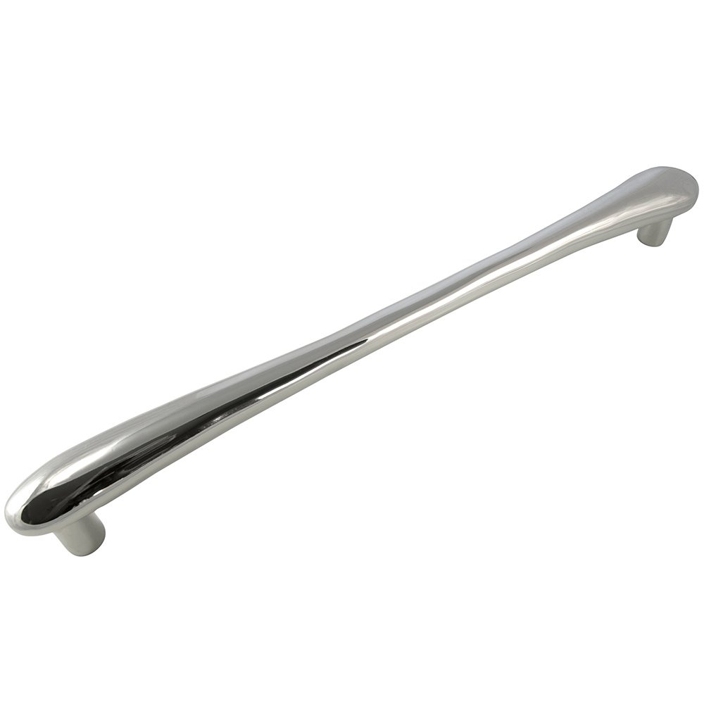MNG Hardware 18" Centers Oversized Pull in Polished Nickel