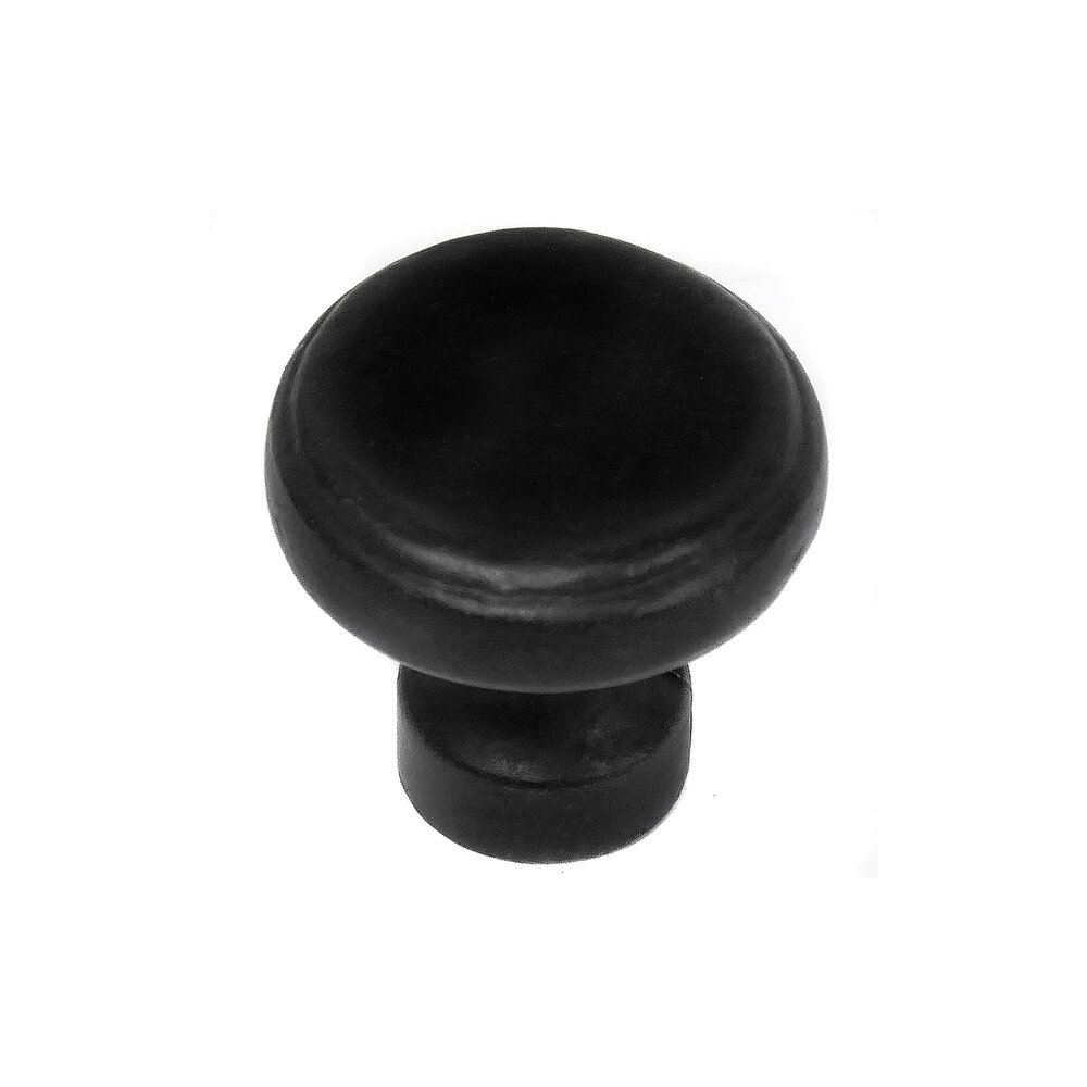 MNG Hardware Large Button Knob in Oil Rubbed Bronze