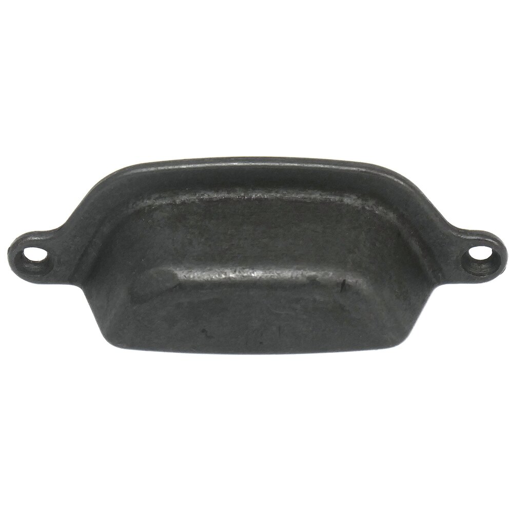 MNG Hardware 3" Centers Front Mount Cup Pull in Oil Rubbed Bronze