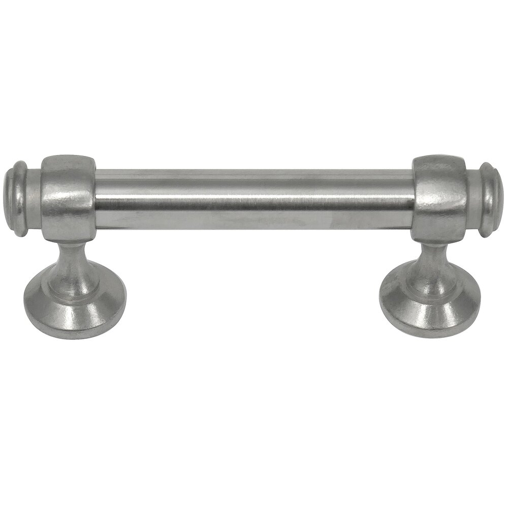 MNG Hardware 3" Centers Pull in Satin Nickel