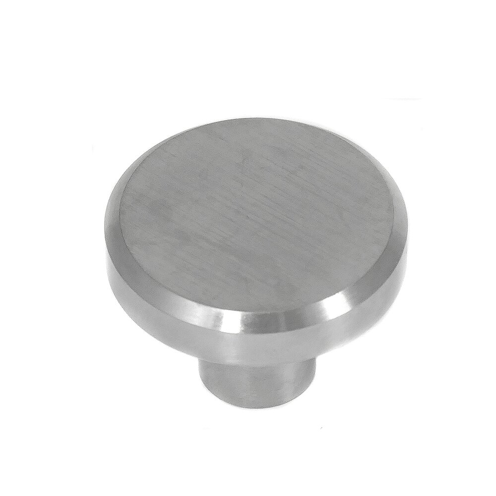 MNG Hardware 1 1/4" Stainless Steel Small Flat Top Knob