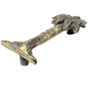 Novelty Hardware Palm Tree Pull in Nickel