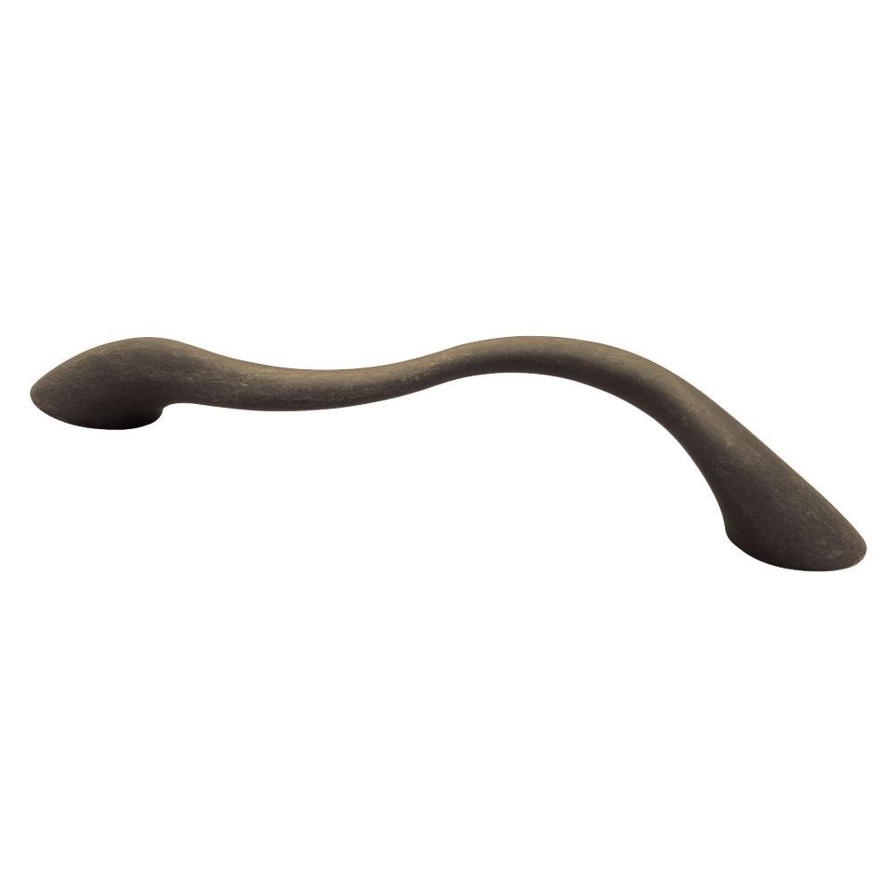 Liberty Hardware Large Wavy Pull 128mm in Distressed Oil Rubbed Bronze