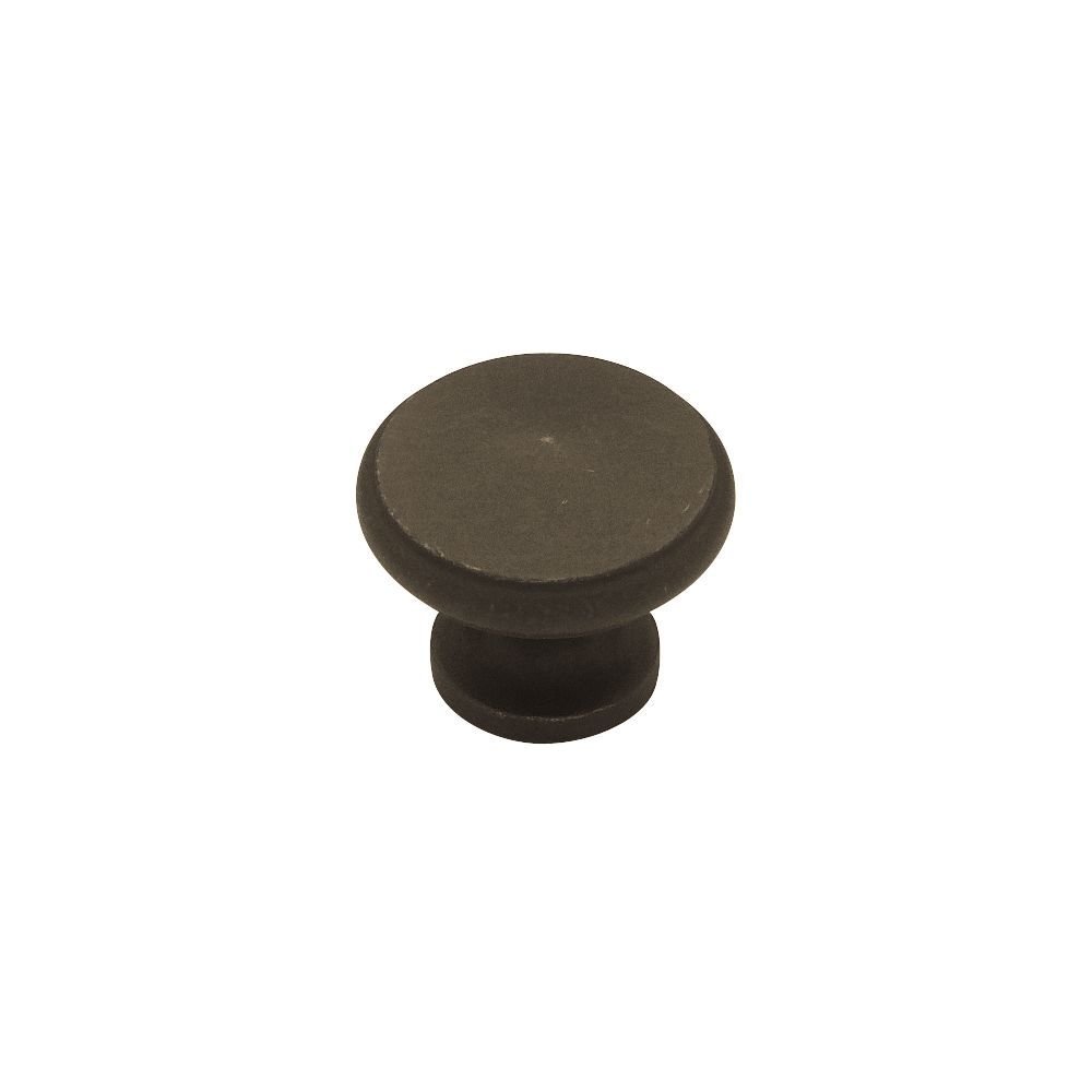 Liberty Hardware Large Dome Knob 1 1/8" Distressed Oil Rubbed Bronze