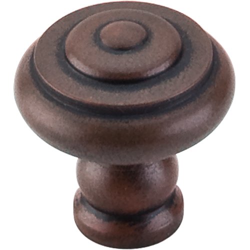 Top Knobs 1 1/8" Dome Knob in Patine Rouge