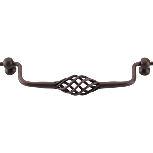 Top Knobs 7" Twisted Wire Drop Handle in Patine Rouge