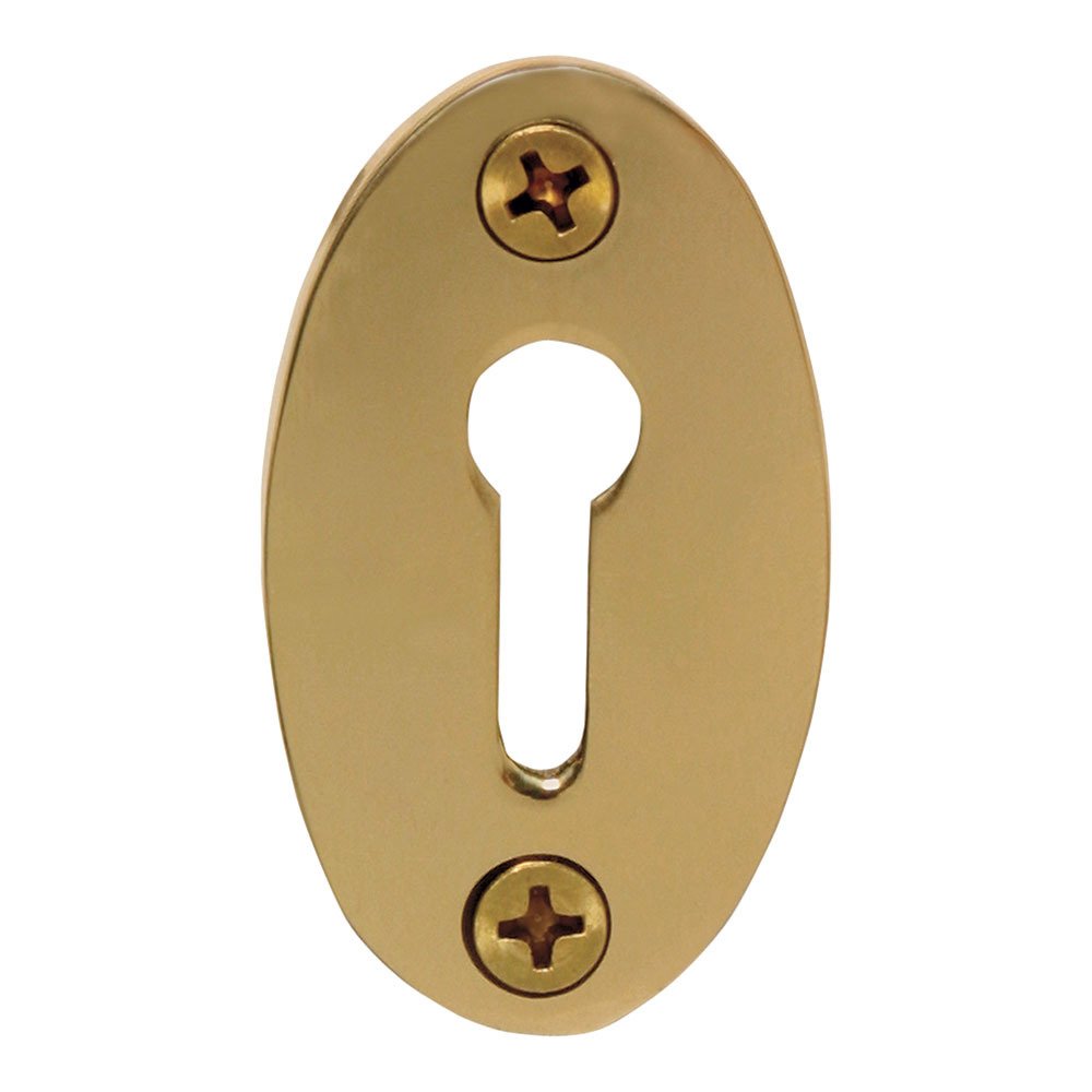 Nostalgic Warehouse Classic Keyhole Cover in Polished Brass