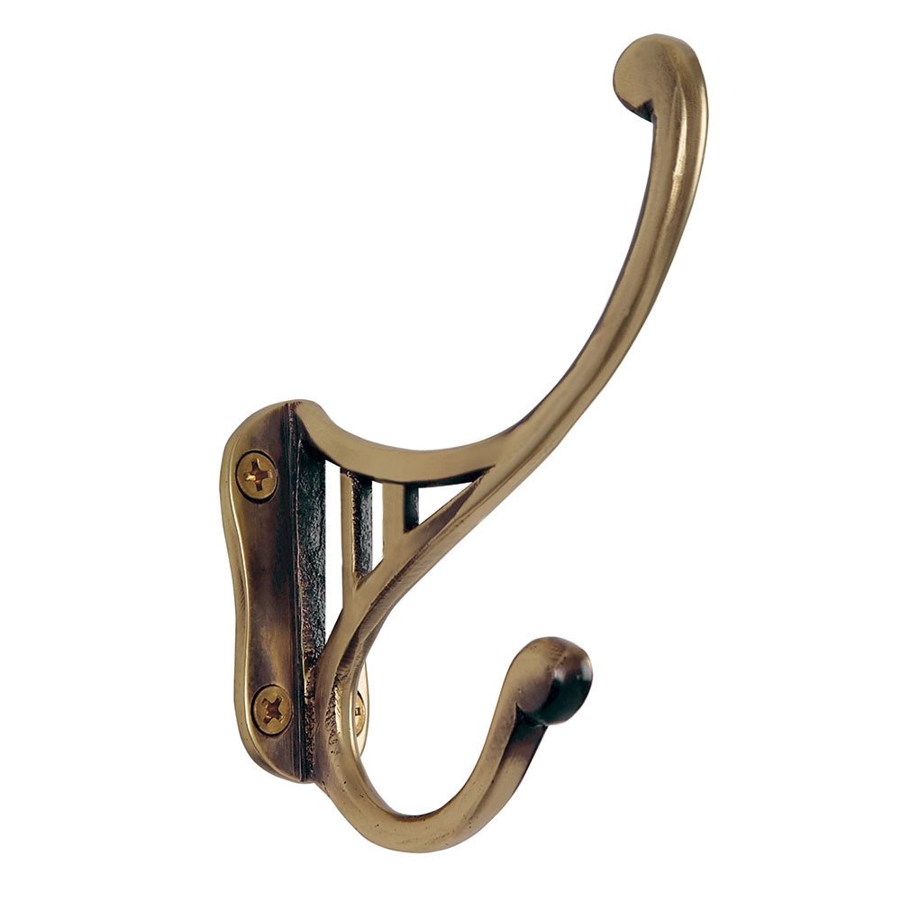 Nostalgic Warehouse Single Classic Coat Hook in Antique Brass
