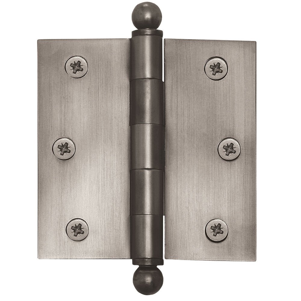 Nostalgic Warehouse 3 1/2" Ball Tipped Door Hinge (Sold Individually) in Antique Pewter