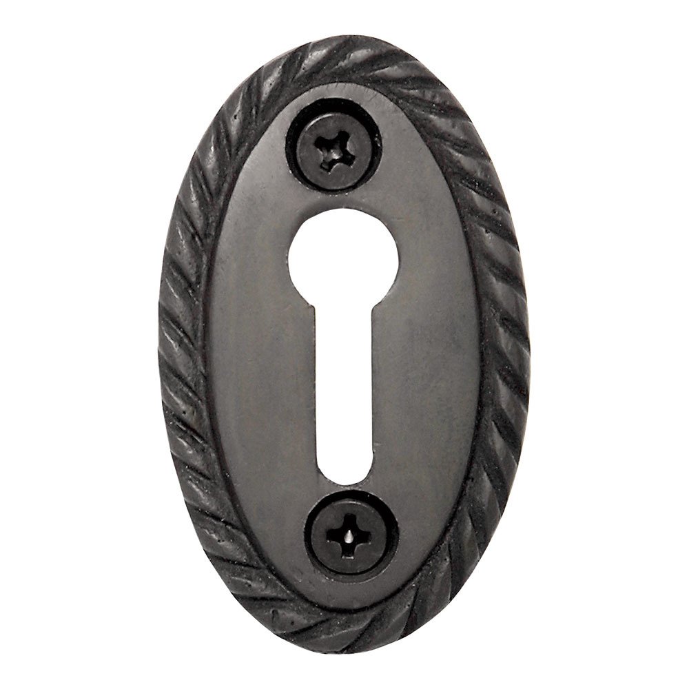 Nostalgic Warehouse Rope Keyhole Cover in Oil-Rubbed Bronze