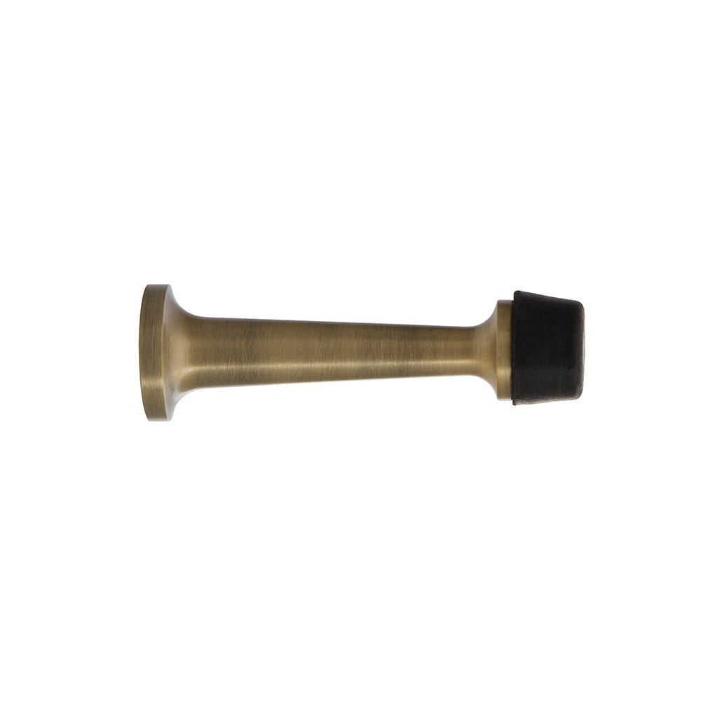 Nostalgic Warehouse Rubber Tipped Door Stop in Antique Brass