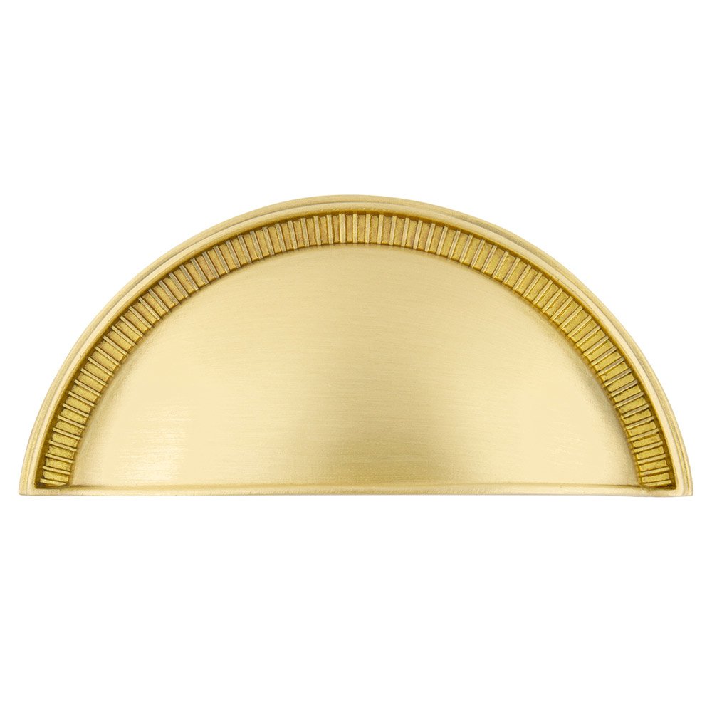 Nostalgic Warehouse 3" Centers Soleil Cup Pull in Satin Brass