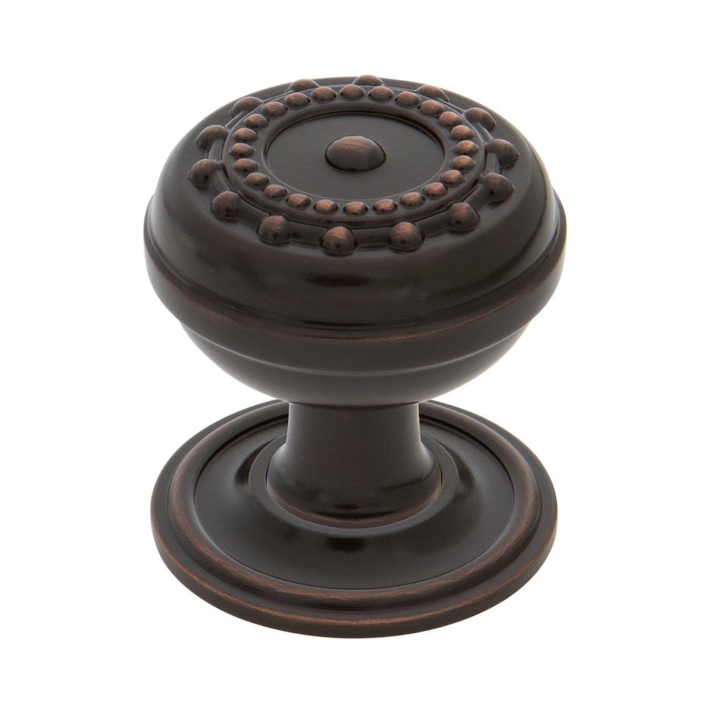 Nostalgic Warehouse Meadows Brass 1 3/8" Cabinet Knob with Classic Rose in Timeless Bronze