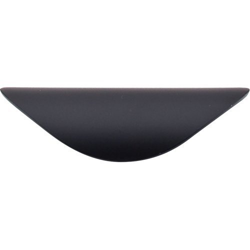 Top Knobs Nouveau Cup 1 1/4" Centers Cup Pull in Flat Black