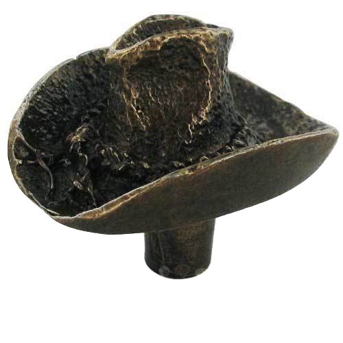 Novelty Hardware Cowboy Hat Knob in Oil Rubbed Bronze