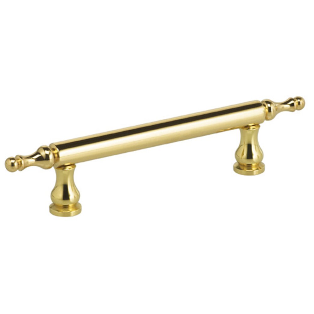 Omnia Hardware 3" Pin Pull in Polished Brass Lacquered