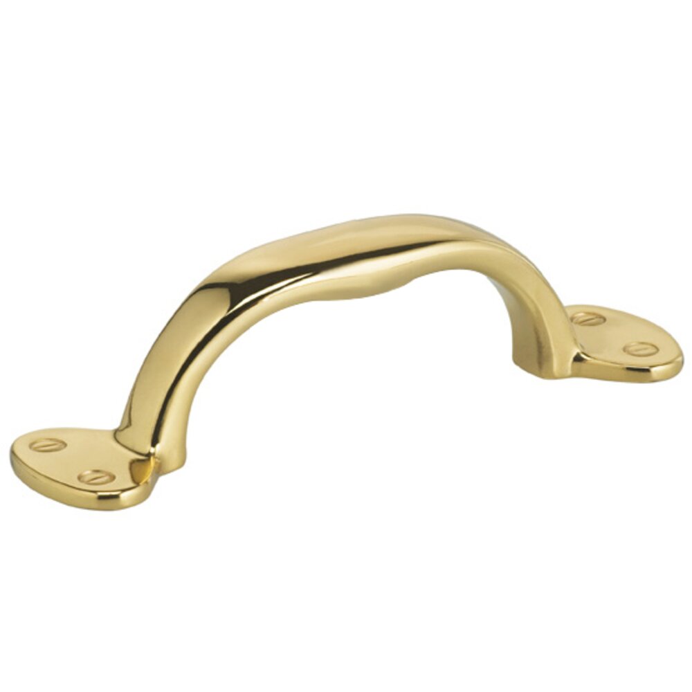 Omnia Hardware 2 1/2" Suitcase Pull in Polished Brass Lacquered