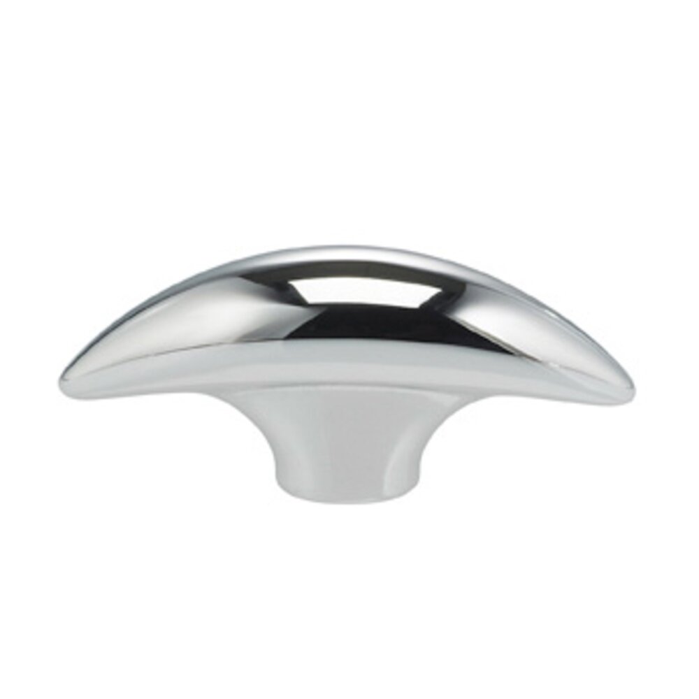 Omnia Hardware 1 7/8" Oval Knob in Polished Chrome