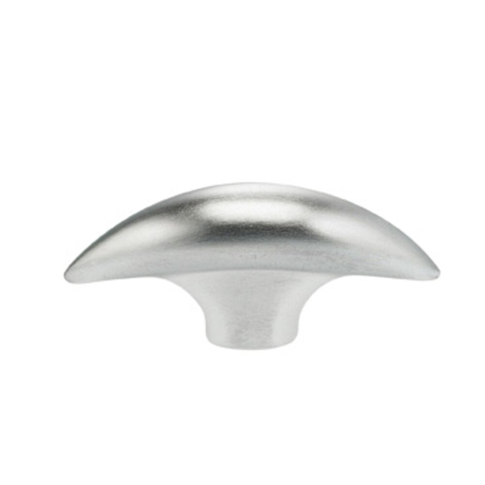 Omnia Hardware 1 7/8" Oval Knob in Satin Chrome