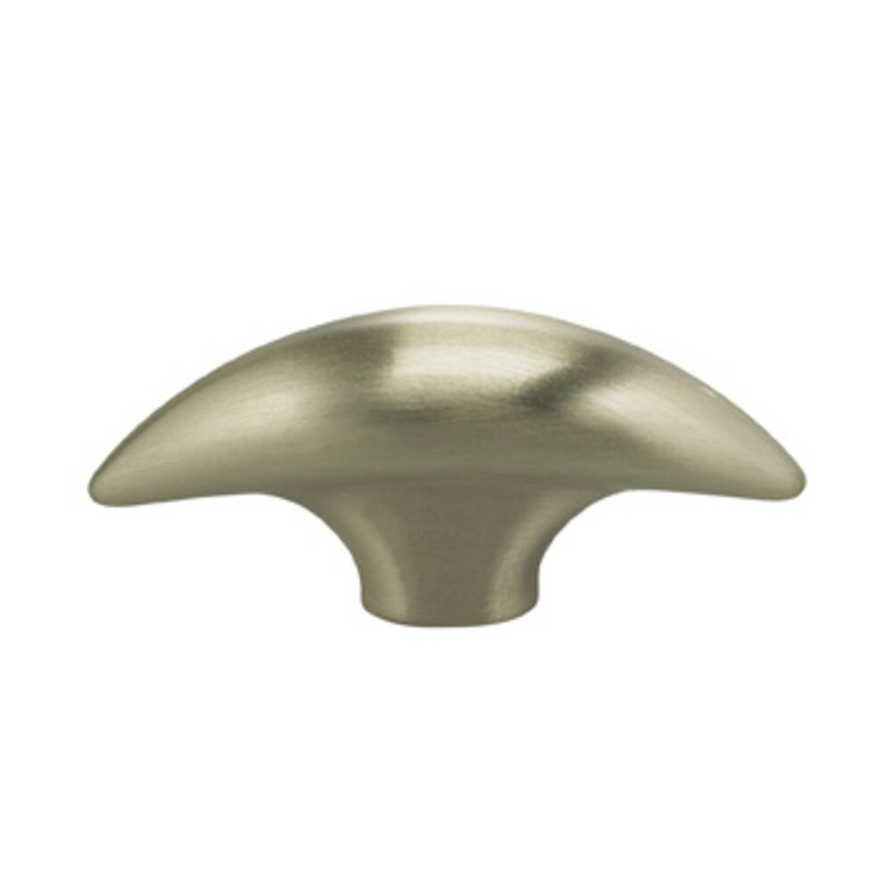 Omnia Hardware 1 7/8" Oval Knob in Satin Nickel Lacquered