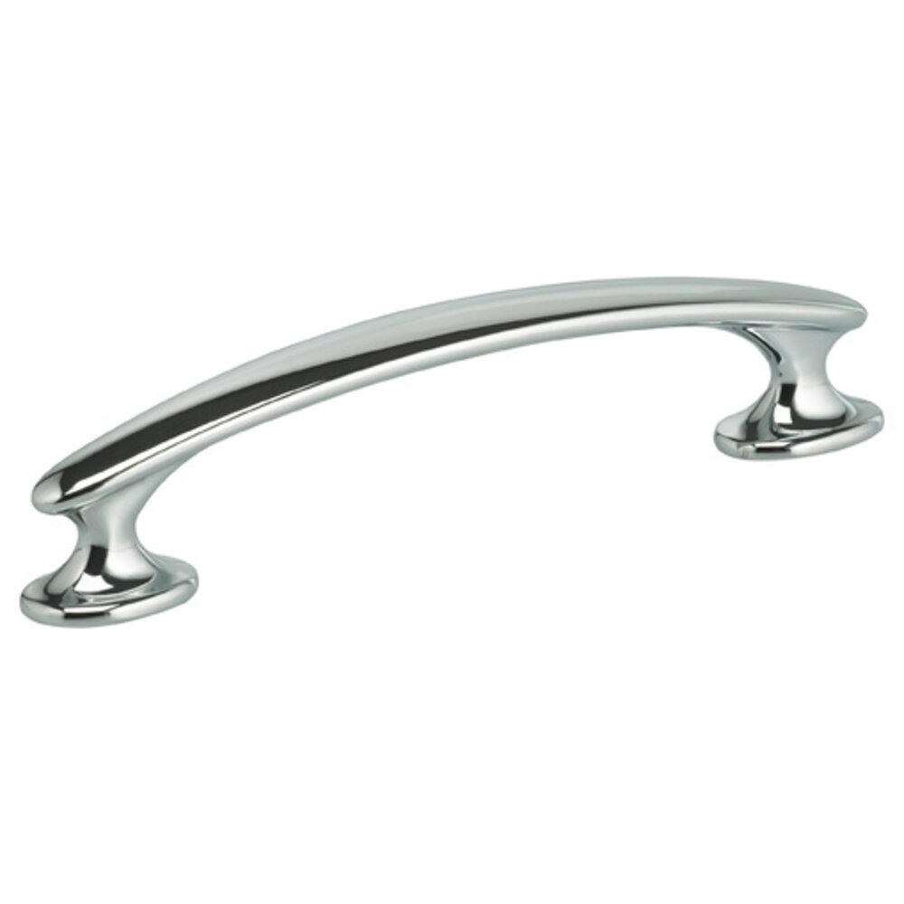Omnia Hardware 4" Contemporary Pull in Polished Chrome