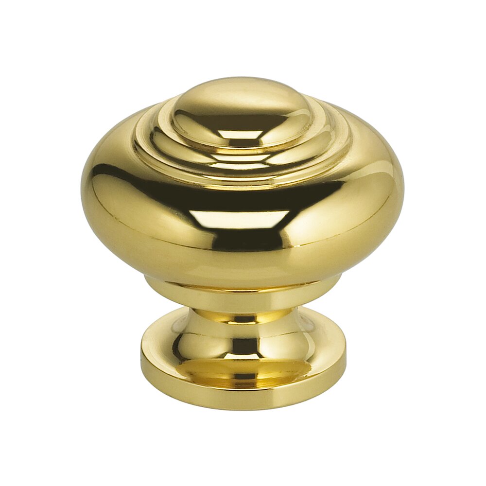 Omnia Hardware 1 9/16" Max Knob in Polished Brass Lacquered
