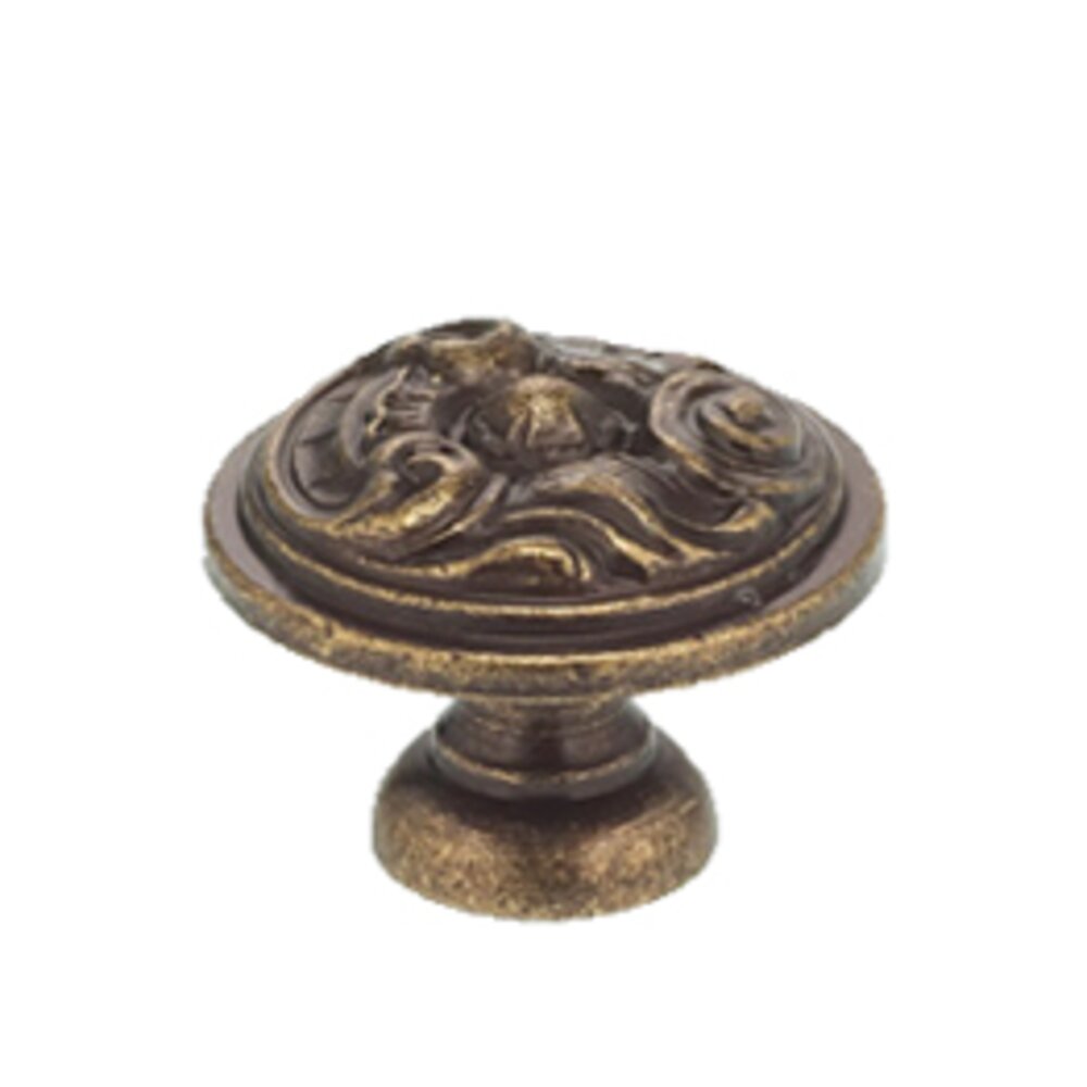 Omnia Hardware 1" Swirl Knob in Shaded Bronze Lacquered