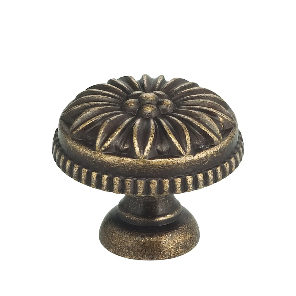 Omnia Hardware 1 3/16" Flower Knob in Shaded Bronze Lacquered