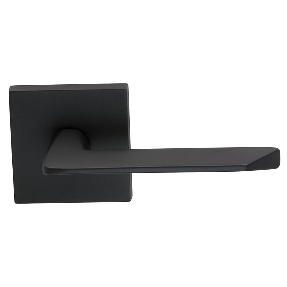 Omnia Hardware Double Dummy Slim Lever with Square Rose in Oil Rubbed Bronze Lacquered