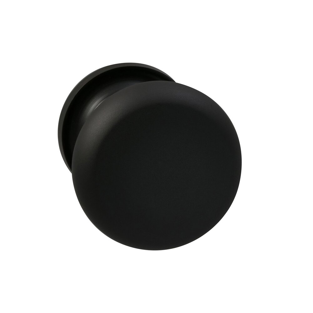 Omnia Hardware Passage Traditions Half Round Door Knob with Small Radial Rosette in Oil Rubbed Bronze Lacquered